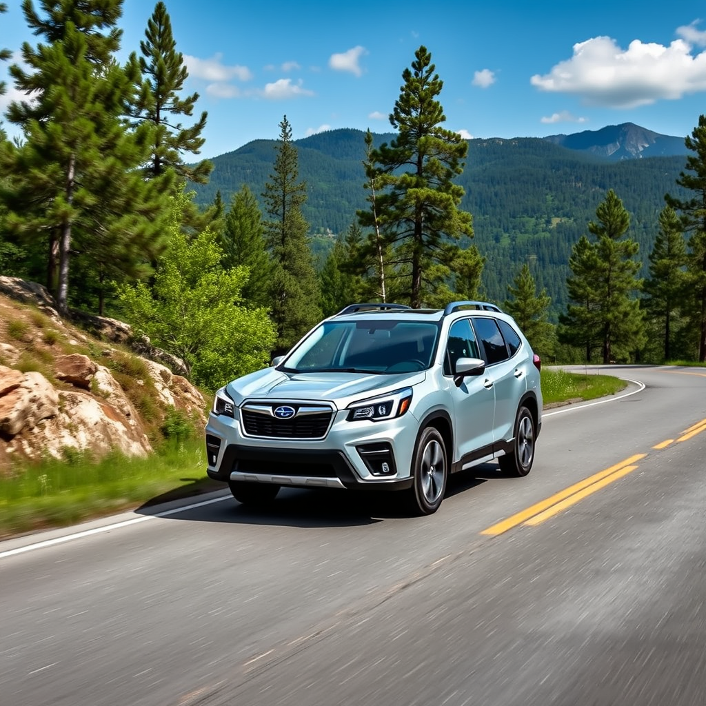 2026 Subaru Forester Hybrid on scenic road