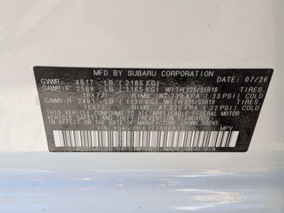 2026 Subaru CROSSTREK Sport