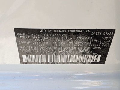 2026 Subaru CROSSTREK Sport