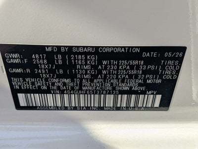 2026 Subaru CROSSTREK Sport
