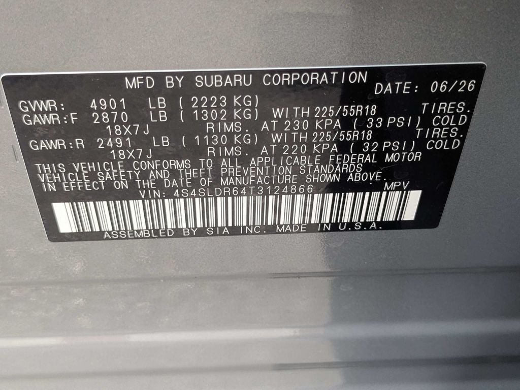 2026 Subaru FORESTER Limited