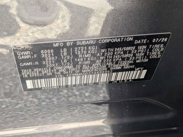2026 Subaru ASCENT Limited 7-Passenger