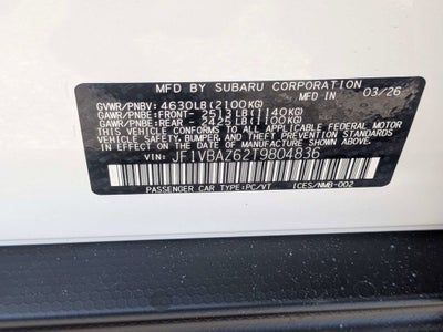2026 Subaru WRX tS