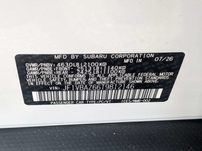 2026 Subaru WRX tS