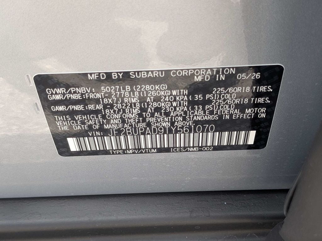 2026 Subaru OUTBACK Premium
