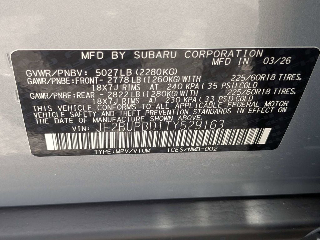 2026 Subaru OUTBACK Premium