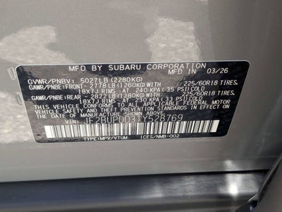 2026 Subaru OUTBACK Limited