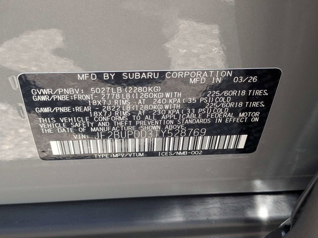 2026 Subaru OUTBACK Limited