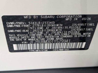 2026 Subaru OUTBACK Wilderness