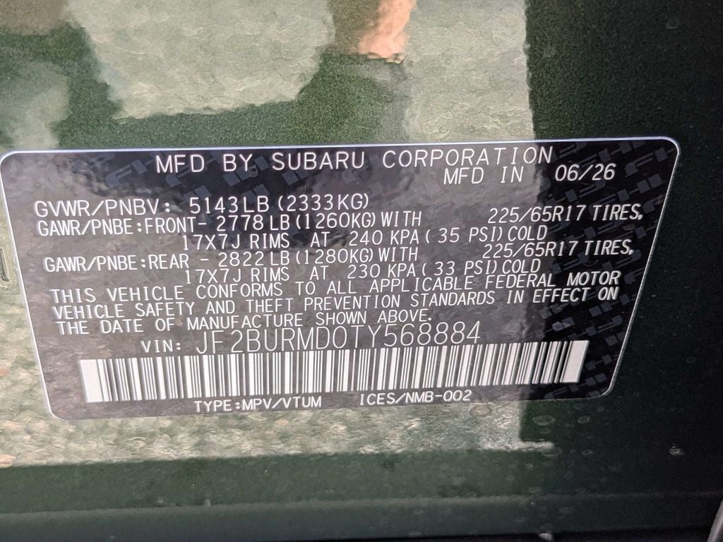 2026 Subaru OUTBACK Wilderness