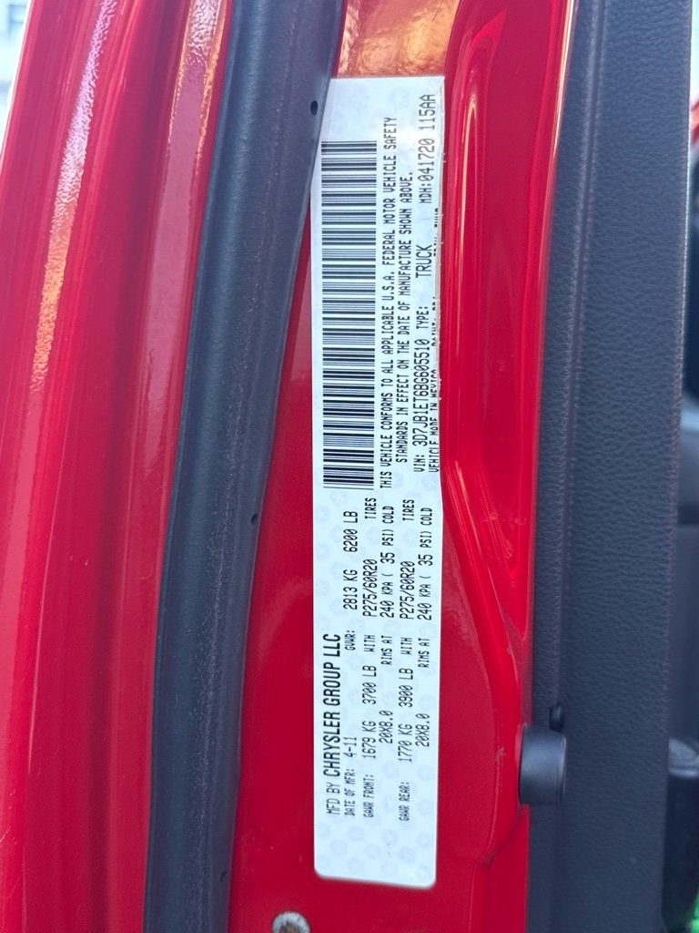 2011 RAM 1500 ST