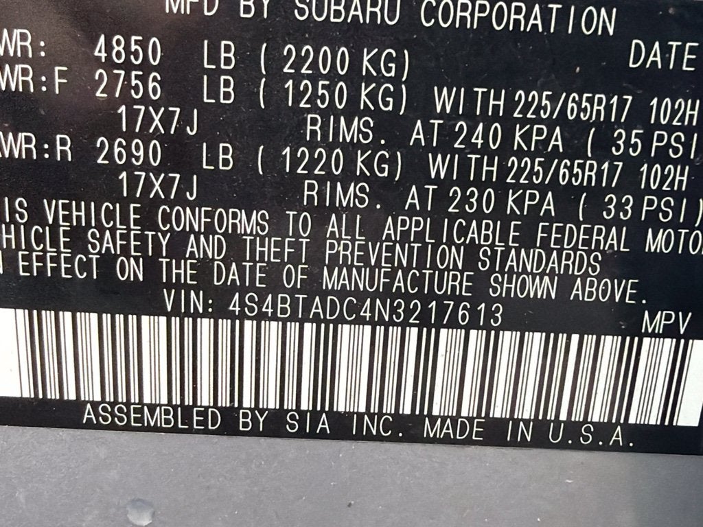 2022 Subaru Outback Premium