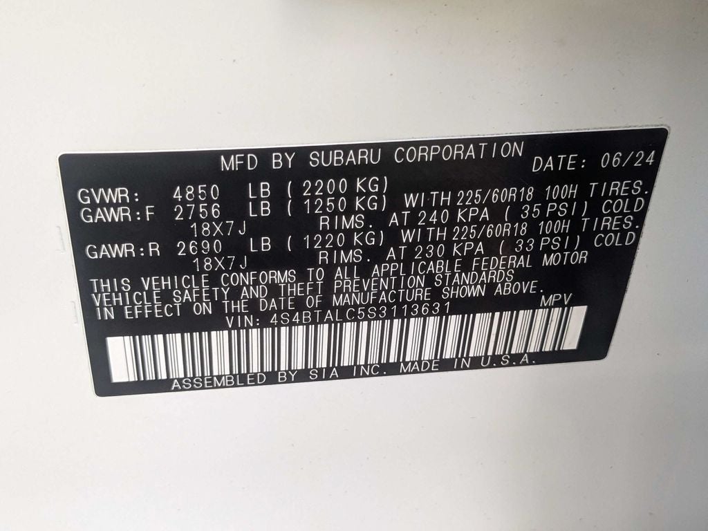 2025 Subaru Outback Onyx Edition