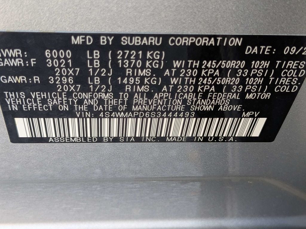 2025 Subaru Ascent Limited