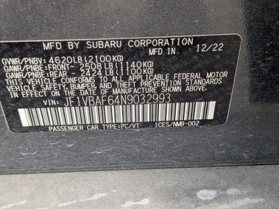 2022 Subaru WRX Premium