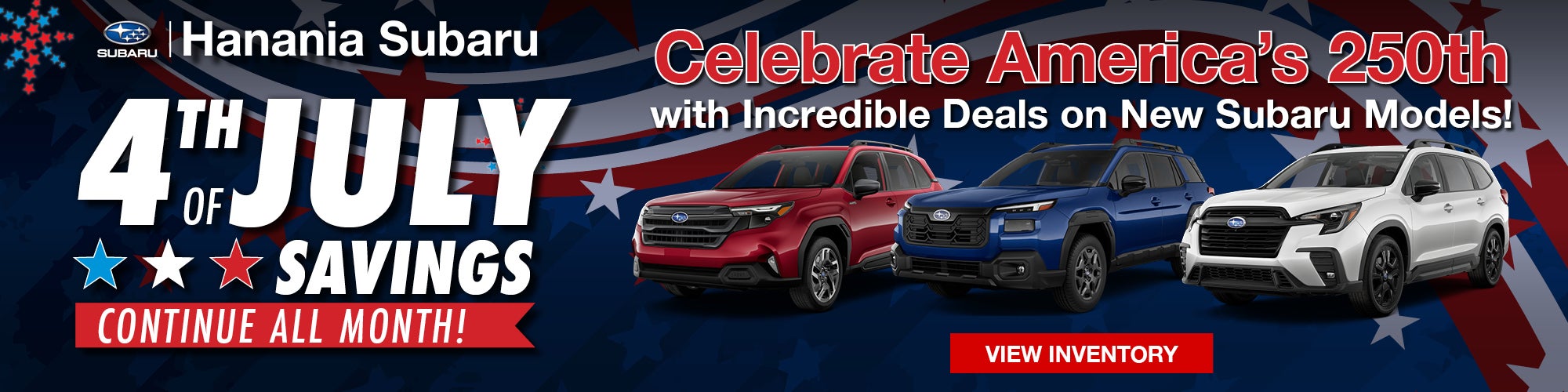 4th of July Savings