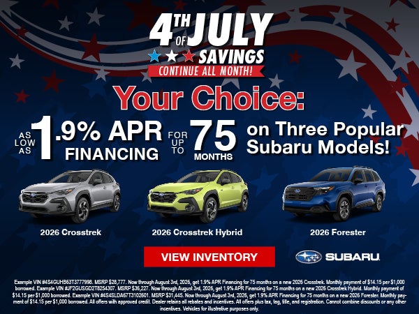 1.9% APR for 75 Months
