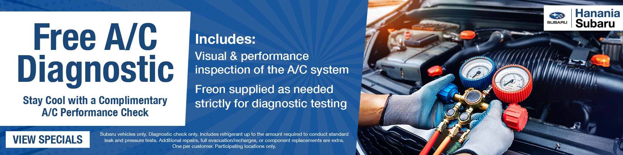 Free A/C Diagnostic