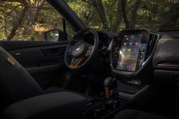 The front dash of the forester wilderness.