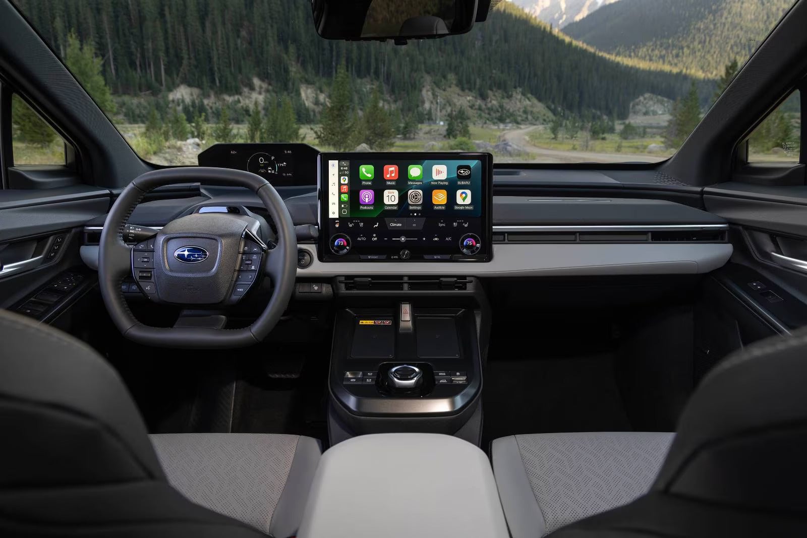 The front display in the solterra.