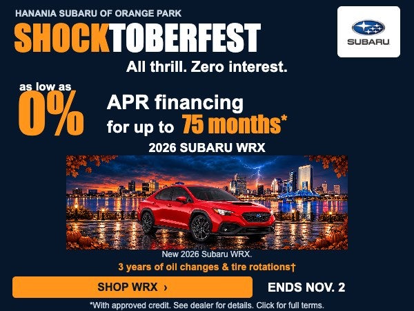 Shocktoberfest WRX: as low as 0% APR